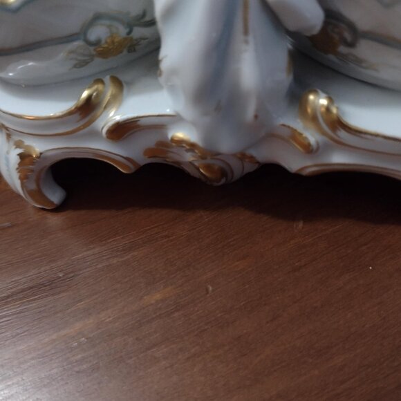 KPM Berlin Cherub mounted double salt cellar/saliere - Picture 4 of 7